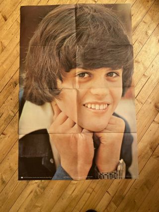 Large 1972 Donny Osmond Poster 37 " X24 "