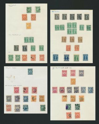 Bolivia Stamps 1868 - 1890 Inc Sc 13 & 1871 50c 17 Mog,  Good Range Revenues