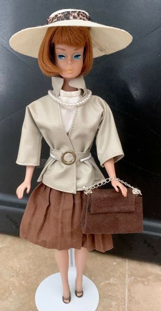 1960’s Vintage Barbie Clone Outfit With Hat And Accessories 4 Fall