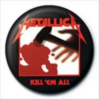 Metallica Kill Em All - Button Badge Official Merchandise