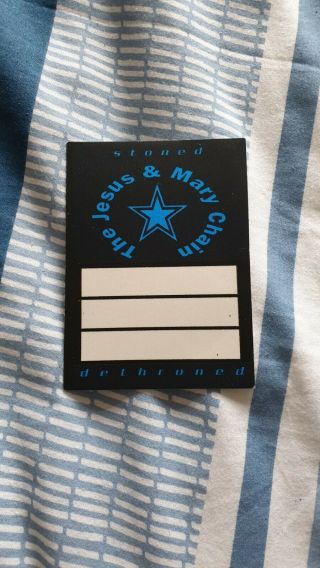 The Jesus And Mary Chain - Stoned And Dethroned Tour Pass Sticker
