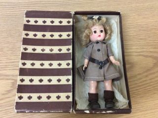 Vtg 8” Terri Lee Doll Brownie Girl Scout Uniform & Box 11 - 956 Walker
