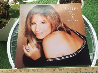 Barbra Streisand “back To Broadway” Columbia Flat Poster 12” X 12” Nrmt/mt