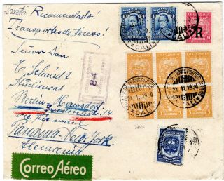 Colombia - Germany - Scadta - 30c Registration Cover - Cali To Berlin - 1930 Rrr