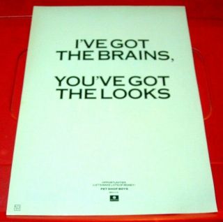 The Pet Shop Boys Opportunities Vintage Orig 1985 Press/mag Advert 11.  5 " X 8.  5 "