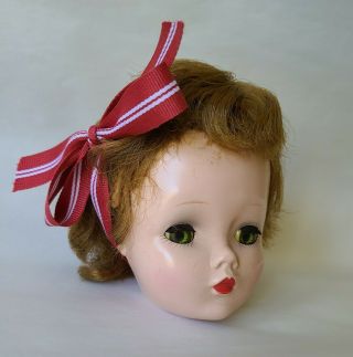 Vintage 1950 ' s Madame Alexander BINNIE WALKER Doll HEAD for 18 