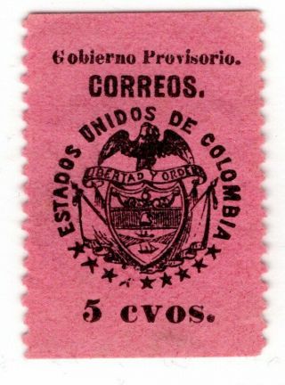Colombia - Cucuta - Provisional - 5c W/ Printing Errors - Sc 177v - 1900 Rr