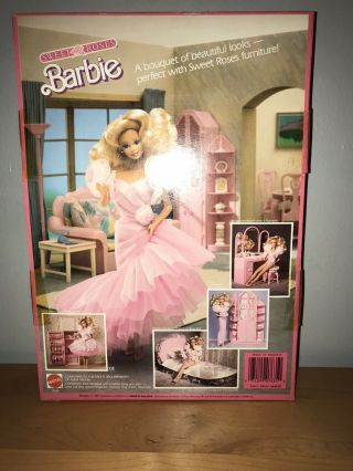 1989 Sweet Roses Barbie Doll Mattel 2