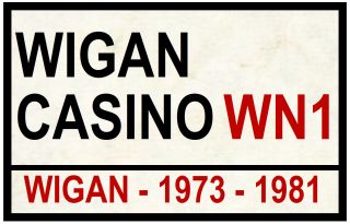 Wigan Casino - Street / Road Sign - Souvenir Novelty Fridge Magnet - Gift -