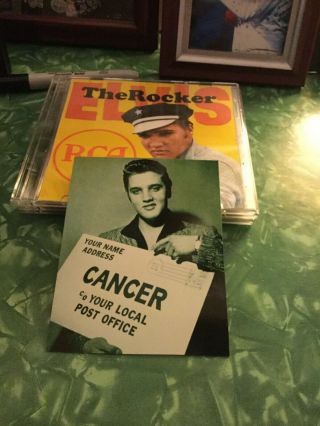 Elvis Presley - B/w 1957 Promo Photo For " Cancer " - 1957