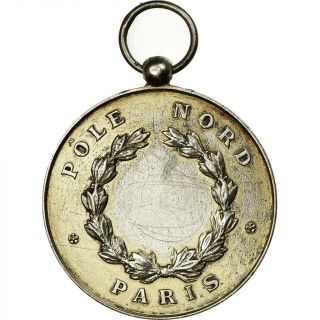 [ 716636] France,  Medal,  Pôle Nord,  Paris,  EF (40 - 45),  Silver 2