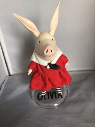 Olivia The Pig Doll Madame Alexander 2001 With Stand