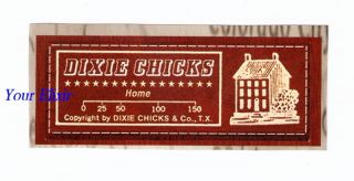 Dixie Chicks Home House Red Patchlike Case Sticker