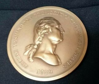 1789 George Washington President Peace & Friendship Relief Bronze Medal