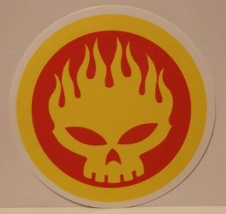 The Offspring Punk Alt Rock Decal Sticker Adhesive Vinyl 2 5/8 " Round Skate Rock