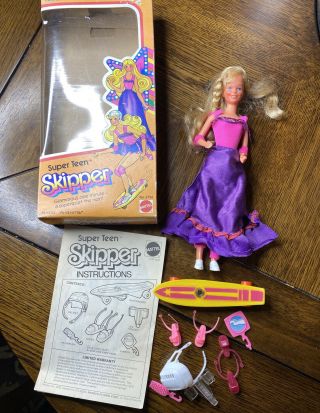 Vintage 1978 Teen Skipper Doll Mattel 2756 Barbie 