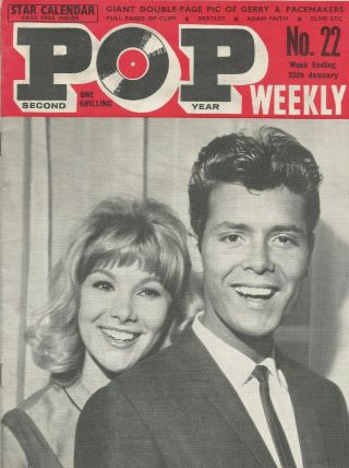 P & P: Pop Weekly (2nd Series) 22,  (1964) : Cliff,  Beatles,  Adam Faith