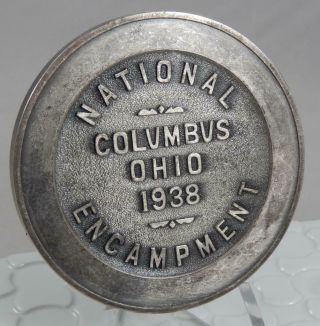 Ladies Auxiliary Vfw 1938 Columbus Ohio National Encampment Medal Cb658