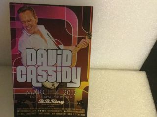 David Cassidy Partridge Family Last Concert Ever Handbill Mini - Poster Nyc