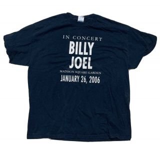Billy Joel Concert T - Shirt,  Madison Square Garden 2006
