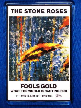 The Stone Roses - Fools Gold Poster Jumbo Fridge Magnet Ian Brown
