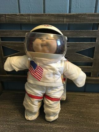 Vintage Cabbage Patch Kid Young Astronaut Girl Brown Hair,  Brown Eyes