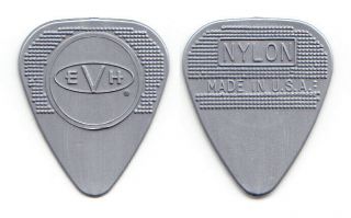 Eddie Van Halen Evh R Custom Molded Silver Herco Guitar Pick - 2 Dot - 2008