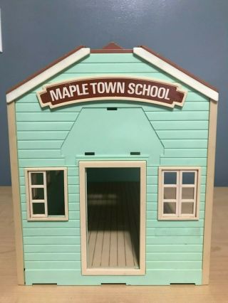 Maple - Town School - House Vtg Calico Critters Sylvanian Family Epoch Doll - House