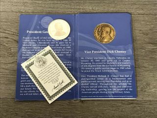 George W.  Bush Inauguration Coin & Medallion