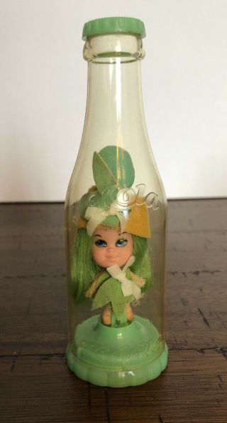 Vintage Liddle Kiddle Luscious Lime Soda Doll In Bottle