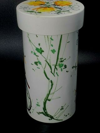 Quadrifoglio Ceramica jar w/ lid exc vintage Italy mid century modern 3