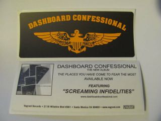 Dashboard Confessional Placesfear Bikeboard Amp Sticker
