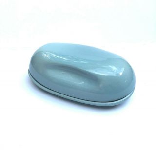 Russel Wright Iroquois Casual Ice Blue Butter Dish Mid Century Modern Design