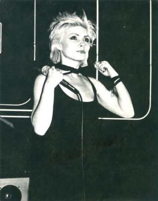 Blondie - Debbie Harry 1979 Official Fan Club Postcard
