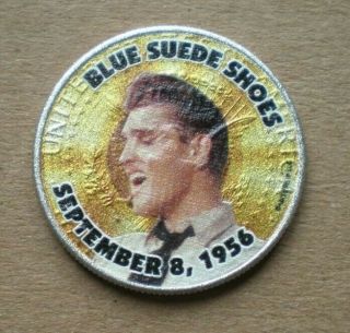 Elvis Presley Colorized Jfk Half Dollar Us Coin