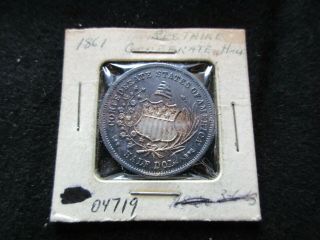 Confederate Half Dollar,  Restrike Silver,  1962,  Item Day - 04719