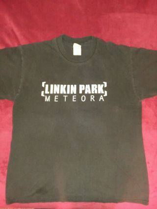 Vintage (c) 2003 Linkin Park " Meteora " Promotional Album Release T - Shirt -.