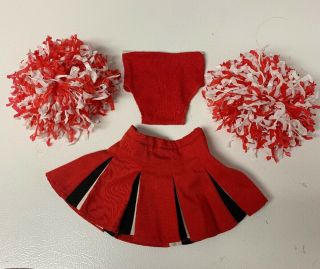 1996 Pleasant Company American Girl Doll Cheerleader Skirt Panty Pom Pom Retired