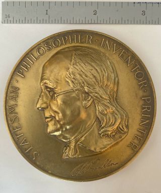 Medallic Art Co.  - B.  Franklin - United States Capitol Historical Society