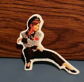 Vintage Paula Abdul Pin Action Pose Rare