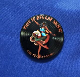 This Is Reggae - The Trojan Sound Vintage Pin Badge - 1970 
