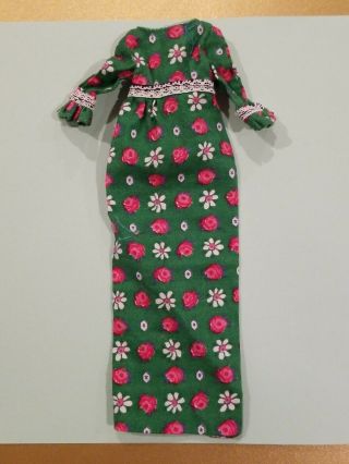 Vintage Mattel Barbie Francie Doll 1965 Mod Go Granny Dress W/tag