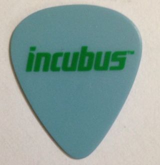Incubus Blue Green Logo Guitar Pick