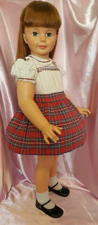Vintage 1950ies Dress For Ideal Patti Playpal Fits 35” Doll " No Doll "