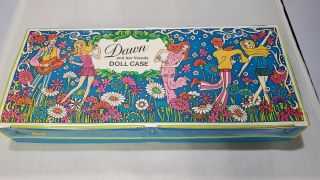 Vintage Dawn And Her Friends Doll Case Vintage 1970s Topper Toys 7.  5 " X18”