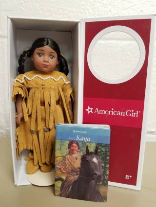 American Girl Mini Doll 6.  5 " Meet Kaya - Retired