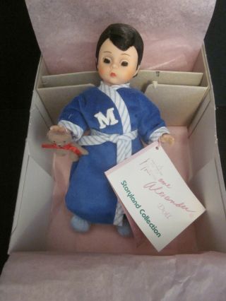 Madame Alexander 8” Doll “michael” 468 From Peter Pan With Teddy Bear & Box