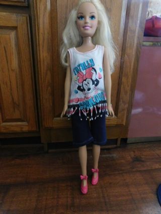 28 " Barbie Mattel 2013 My Size Just Play Long Blonde Hair
