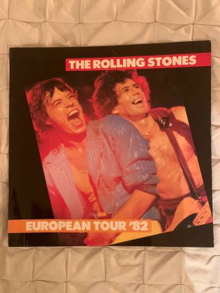 The Rolling Stones European Tour 1982 - Programme