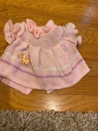 C1982 Cabbage Patch Doll Clothing Only Pink Knit Top